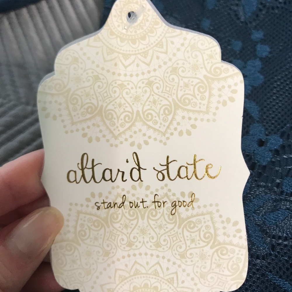 altar'd state teal blue lace dress | NWT - Picture 5 of 7